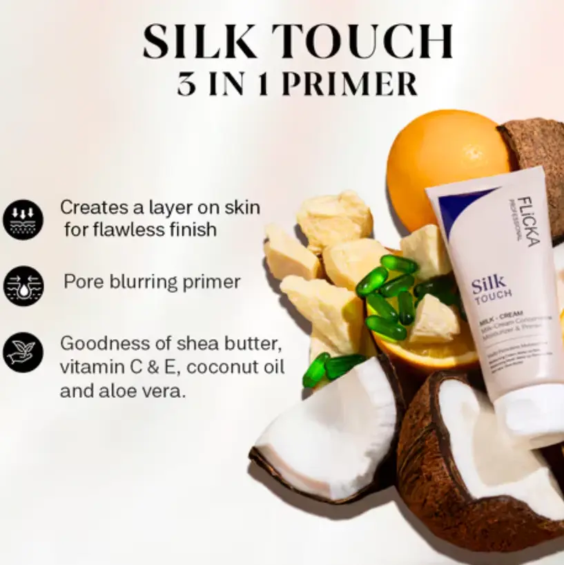 flicka silk touch 3 in 1 moisturizer and primer for face flicka silk touch 3 in 1 moisturizer and primer for face