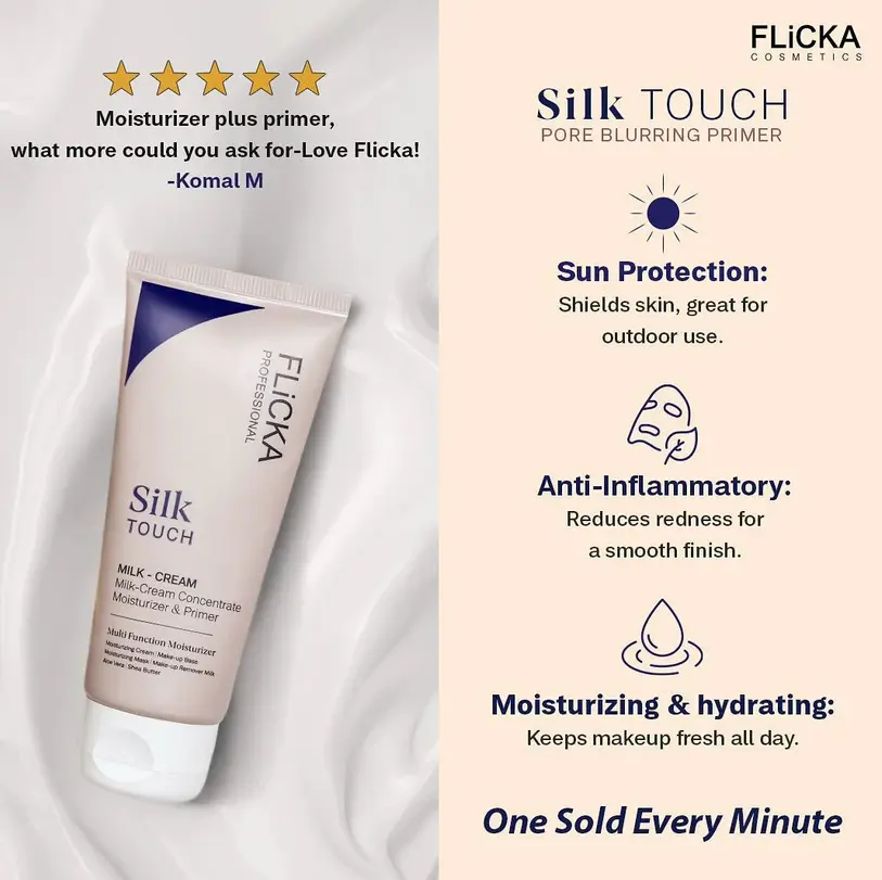 flicka silk touch 3 in 1 moisturizer and primer for face flicka silk touch 3 in 1 moisturizer and primer for face
